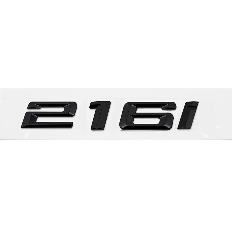 ABS Car Rear Trunk Letters Logo Badge Emblem Sticker For BMW 2 Series 216i 218i 220i 225i 228i 230i 235i 240i F22 F23 F46 F45
