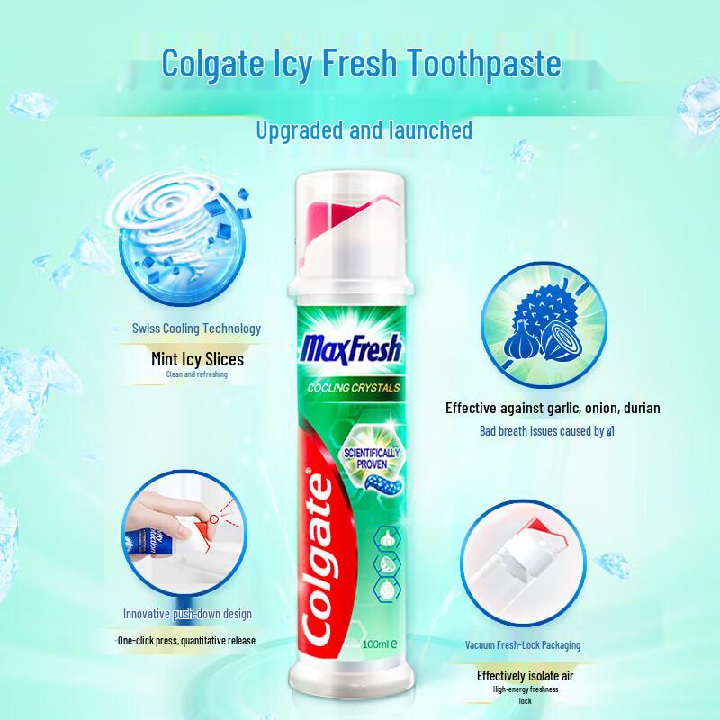 Colgate Cool Fresh Breath Pump Toothpaste, 100ml