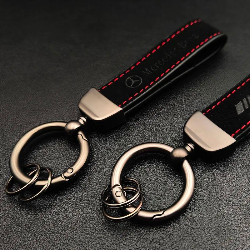 FBK3 2025 Hot New Car Keys Chain Rings Holder KeysChain For Mercedes Benz AMG S320 W164 W205 W204 W168 C180 E320 A200 CLA CLK CLS ML