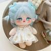 20 см Милая хлопковая кукла Плюшевые игрушки Узор орхидеи Девочка Мягкая Кукла Суперзвезда Куклы Детская одежда для ношения Переодевание Детский подарок