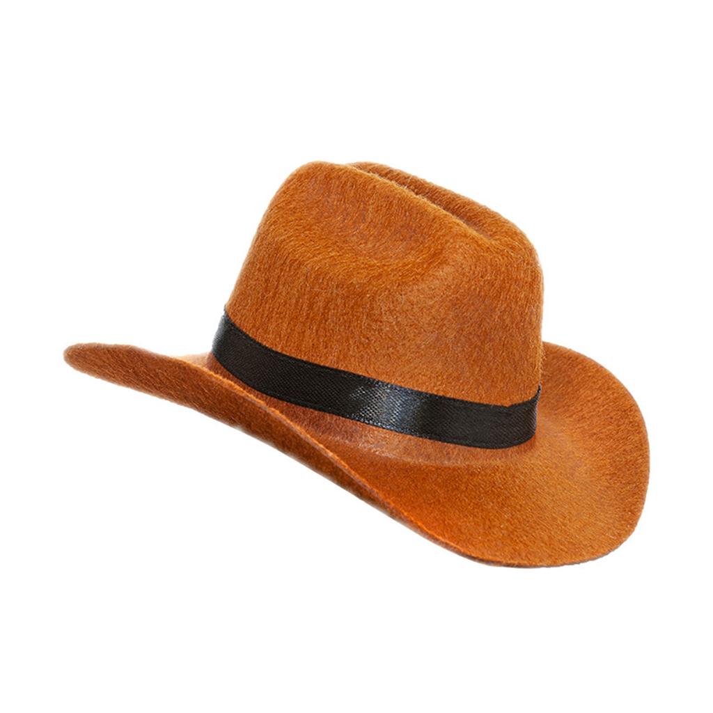 Fashion Cowboy Hat for Cats Dogs Festival Party Pet Cowboy Cap Puppy Costume Lovely Tiny Top Hat Headgear for Teddydogs