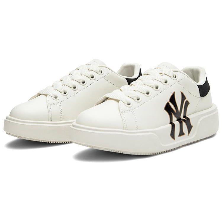 MLB Chunky Classic Низкие кроссовки Унисекс Кроссовки Бежевый Черный 3ASXCCB3N-50IVS
