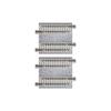 KATO N Gauge Double-Track Straight Track, 62mm, Set of 2, 20-042, Model Railroad Supplies