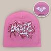 Autumn and winter street hip-hop letter jacquard knitted hats for men and women to keep warm and wear American personalized pullover hats