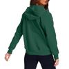 Women's Casual Fashion Solid Color Long Sleeved Zippered Hooded Sweatshirt