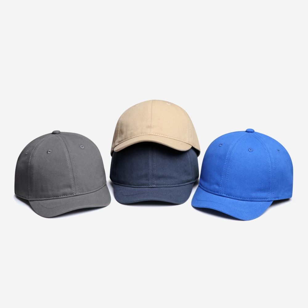 Козырек бейсболка с короткими полями, регулируемая кепка с низким профилем, винтажная кепка для папы в стиле дальнобойщика, мужская