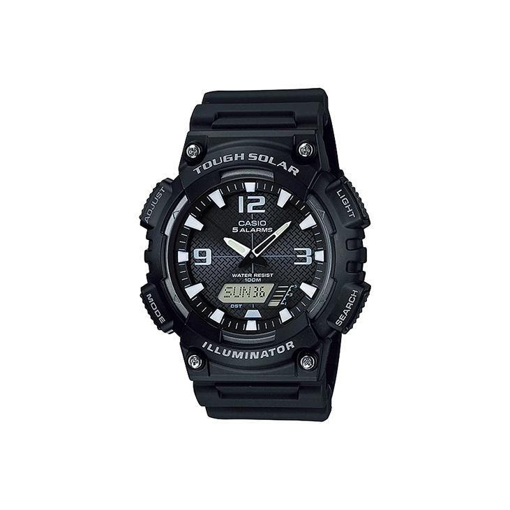 Casio Мужские ЧЕРНЫЕ ЧАСЫ ДЛЯ МОЛОДЕЖИ AQ-S810W-1 AQ-S810W-1