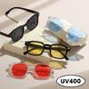 Fashion Trendy Ins Popular Sunglasses for Women Men Square Frame Summer Outdoor Goggle Shades Unisex Classic Vintage UV400 Sun Glasses