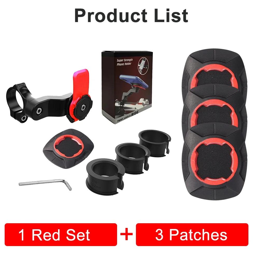 Держатель для телефона для мотоцикла, велосипеда, противоскользящий амортизатор, подставка-держатель для телефона, вращающийся на 360°, противоударный, кронштейны для крепления телефона на руль
