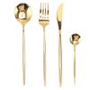 4 Piece Flatware Set Mirror Polished Cutlery Utensil Set Restaurant Eating Tableware Set for