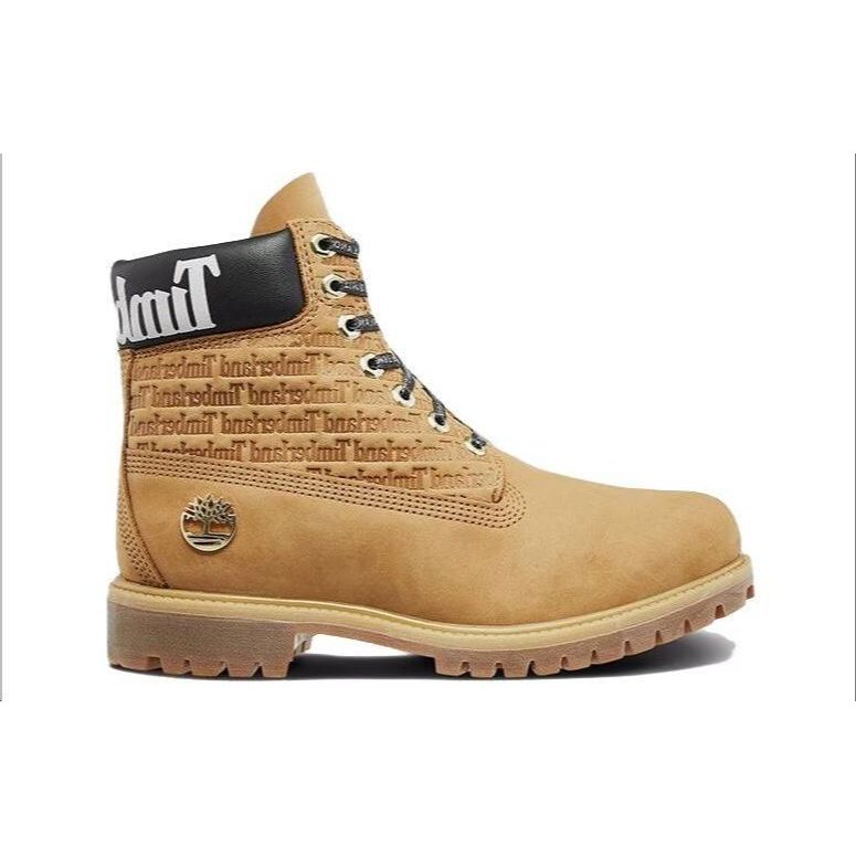 Timberland Премиум-серия 6 дюймов логотип короткие уличные ботинки мужские ботинки пшеничные A1TUU