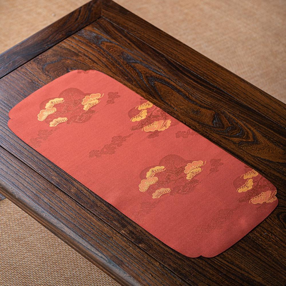New Thick Tea Mat Embroidered Patterns Chinese Style Tableware Mat Creative Useful Table Mat