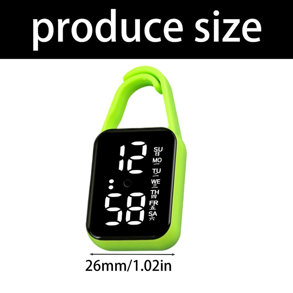 Ночник Брелок Сенсорные Цифровые Часы для Детей Школьников Брелок Карманные Часы Светодиодные Электронные Подвесные Часы