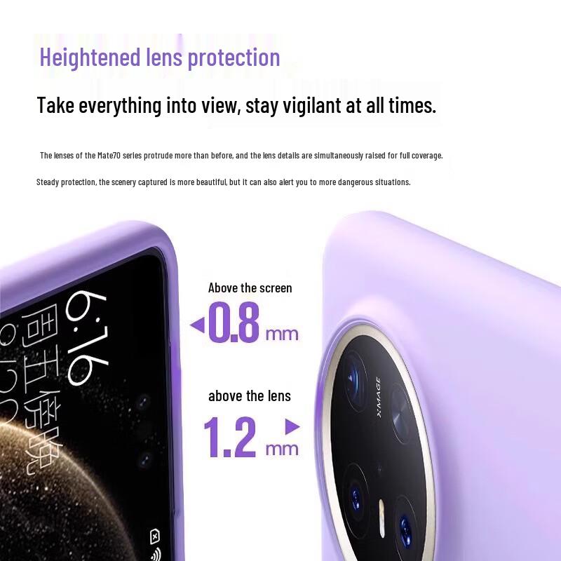 Zhilangni Liquid Silicone Phone Case for Huawei Mate 70 & Mate 70 Pro Series