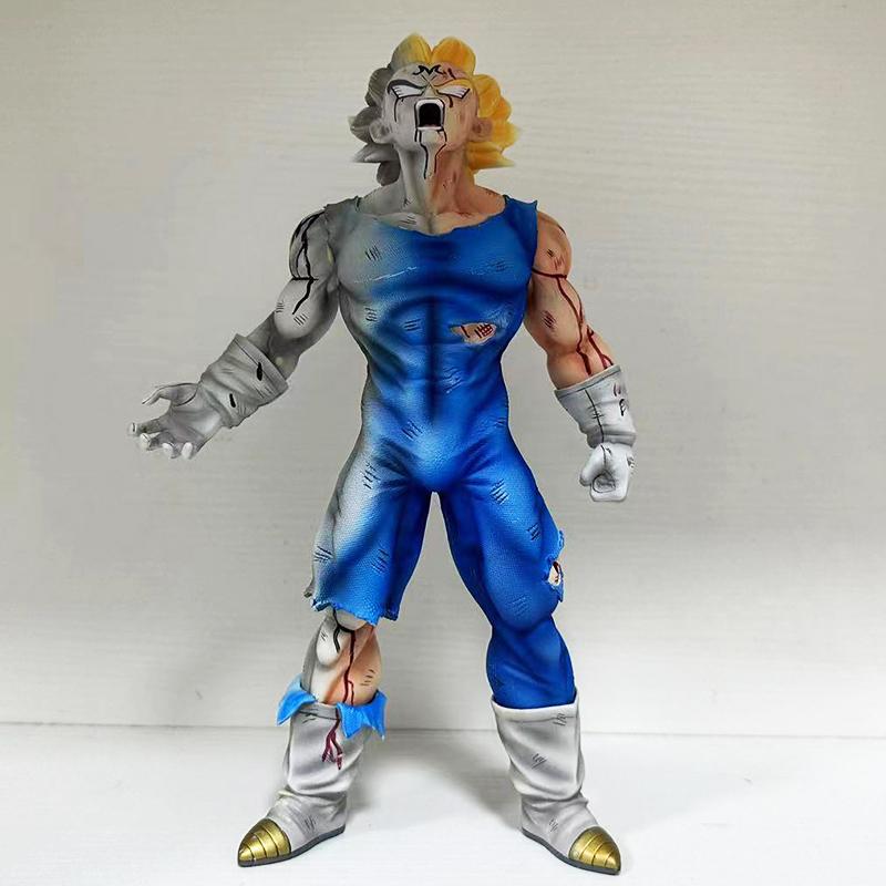 GK Dragon Battle Damage Majin Vegeta Фигурка ПВХ Bejita Коллекция Модель Аниме Самоуничтожение Vegeta Фигурки Игрушки