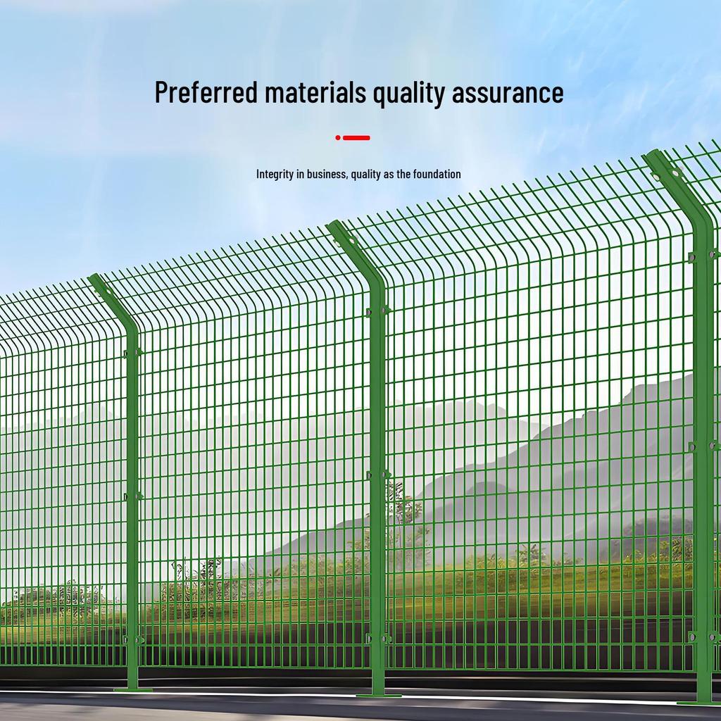 Custom Silk Double-Sided Protective Mesh Guardrail for Highways and Fences