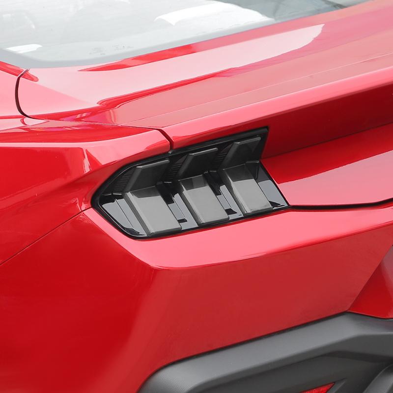 Car Tail Light Cover Taillight Decorative Stickers  For Ford Mustang 2024 Up Car Exterior Accessories, ABS Plastic