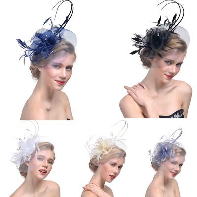 Женская повязка на голову и шляпа-зажим Fascinator Wedding Party Race Royal Ascot