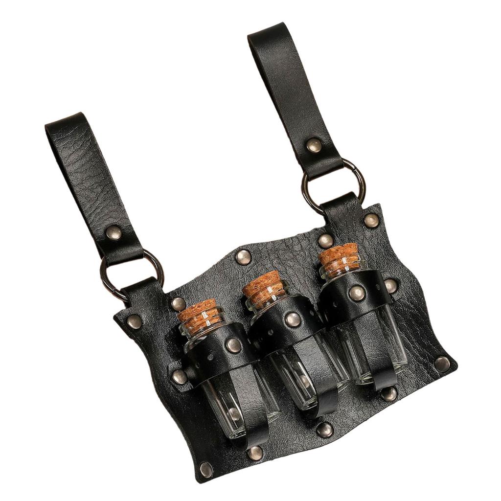 Реквизит для ведьм эпохи средневековья эпохи Возрождения, волшебные зелья ручной работы, поясные мешочки для костюмированного мероприятия