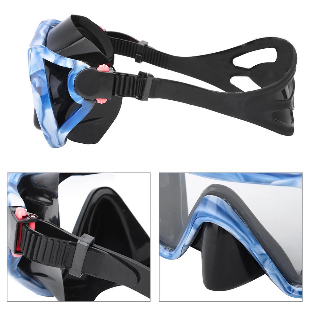 Взрослые противотуманные маски для подводного плавания с аквалангом, закаленные очки, линзы, оборудование для бассейна