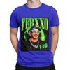 Feid Ferxxo Neon Style Latin Music Art Portrait Funny 100 Cotton TShirt Feid Tops Tees For Unisex