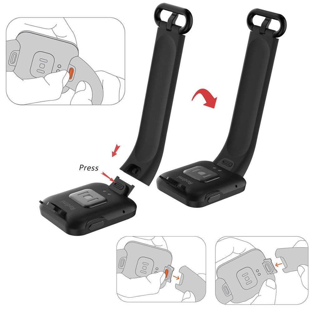 Replacement Strap For Mi Watch Lite Silicone Watchbands Watch Strap For Redmi Watch 2 Lite Strap Correa Bracelet With Case