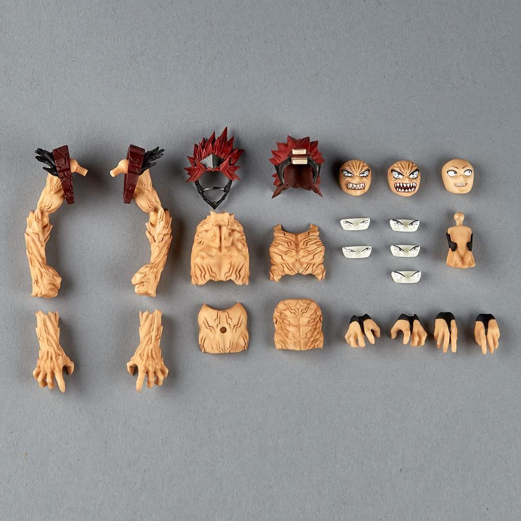 Kaiyodo Revoltech Amazing Yamaguchi My Hero Academia Эйдзиро Киришима Высота 155 мм окрашенная подвижная фигурка приблизительно. ПВХ и АБС без масштаба