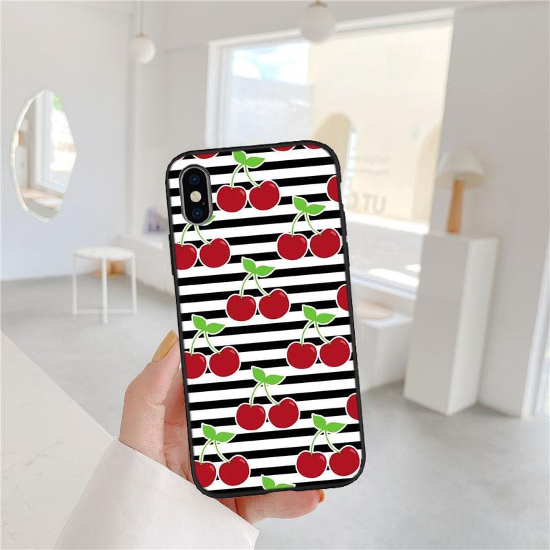 PP19 Вишня Милый Мягкий Чехол для Телефона для Xiaomi Xiaomi Poco M4 M5 M6 M7 X3 X6 X7 F8 Ultra Pro GT NFC