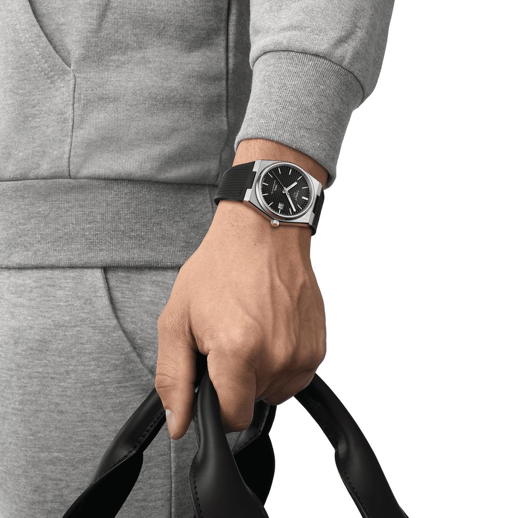 Tissot Мужские модные часы с черным циферблатом T137.407.17.051.00