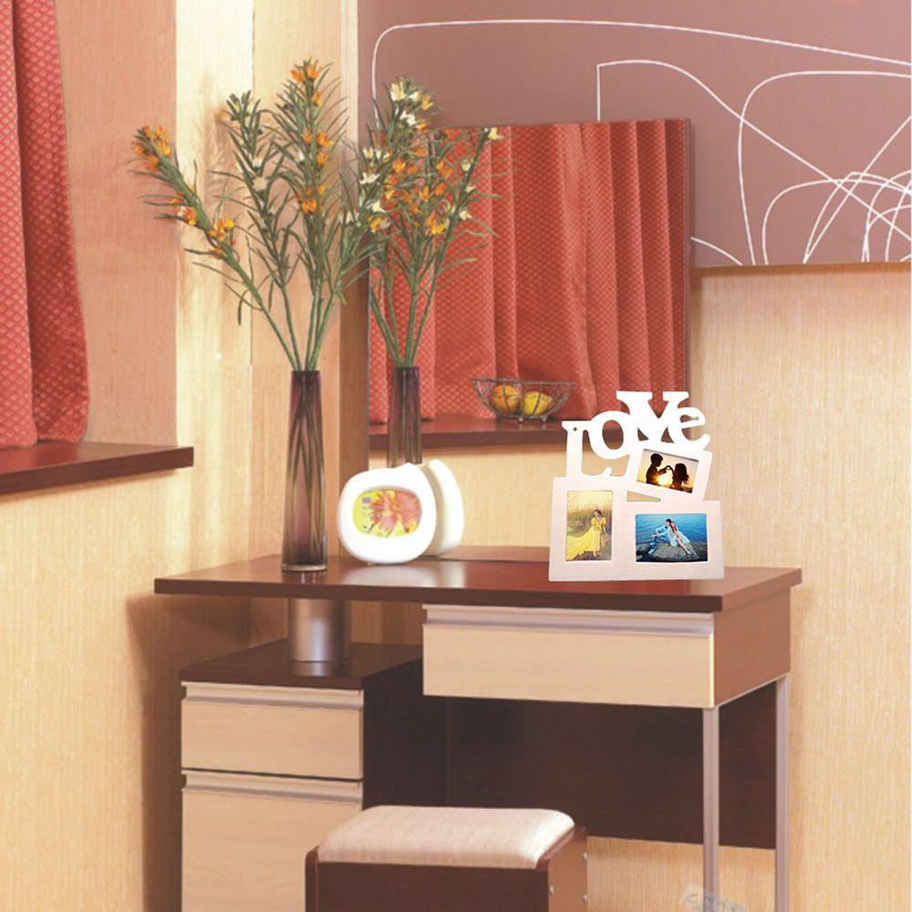 Fashion Art DIY Paint  Wooden Photo Frame Heart Shape Picture Holder Love  Rahmen