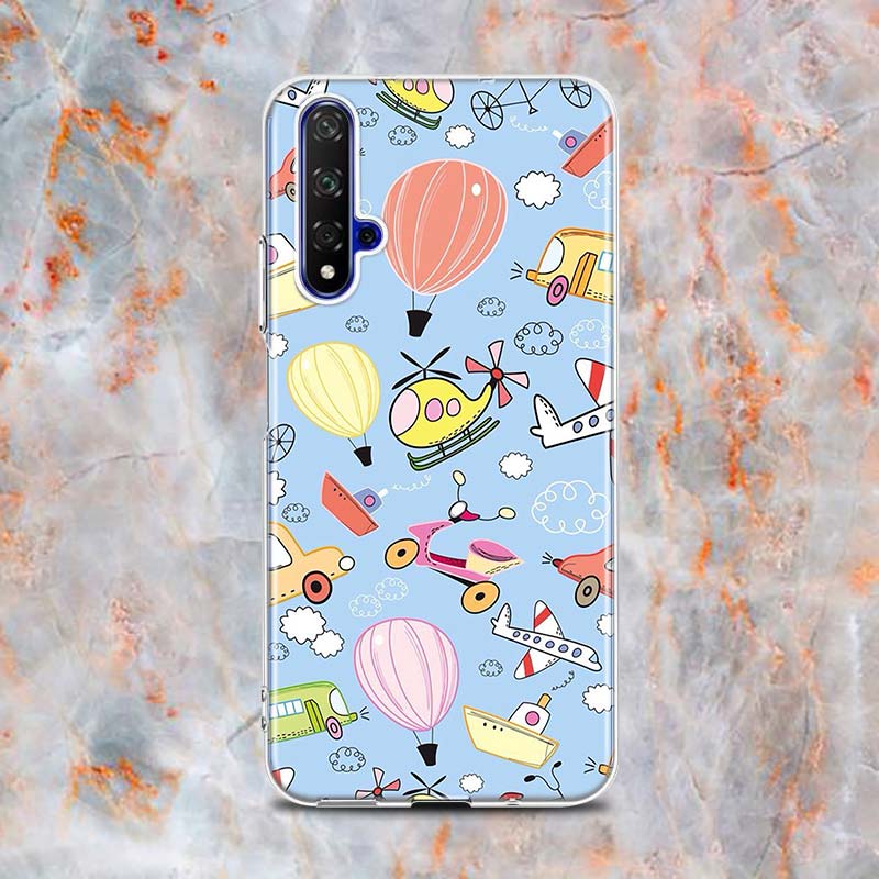 Силиконовый чехол с изображением жирафа из мультфильма для Honor 20 20S 20E 8 8A Prime 8X MAX 8C 8S 7A 7C 7S Pro Phone Case