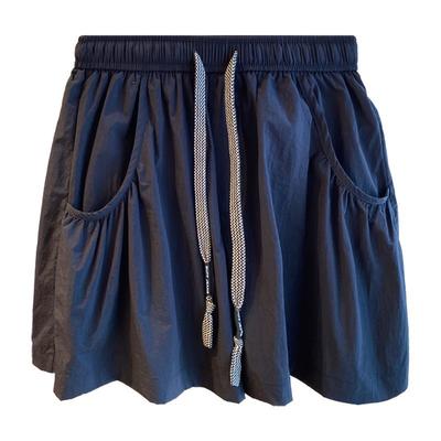 Новые быстросохнущие рабочие шорты для женщин на лето, свободные А-силуэта, с широкими штанинами, повседневные брюки, подчеркивающие ноги, длинные брюки