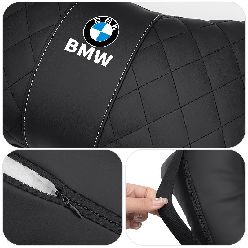 2025 Hot Car Logo Headrest Neck Cushion Lumbar Support Memory Foam Pillow For BMW M X1 X3 X5 X6 X7 E30 E90 M3 E84 E83 F25 E91 E6