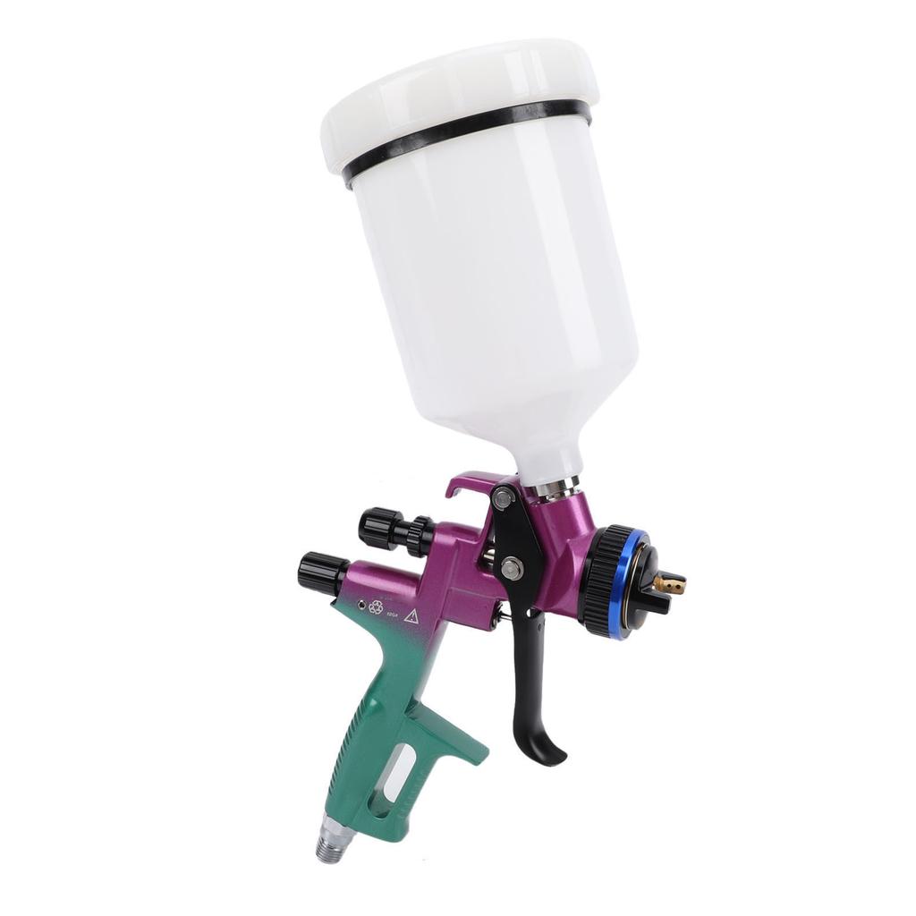 HVLP Spray Kit Professional Paint Sprayer for Furniture Wall Art Projects Painting with 600ml Cup 1.3mm Nozzle