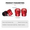 4Pcs 3D Metal Tire Valve Caps Car Tyre Air Stems Cover For Skoda Fabia Kamiq Superb Scala Enyaq-iV MK3 VisionS Yeti  EK6