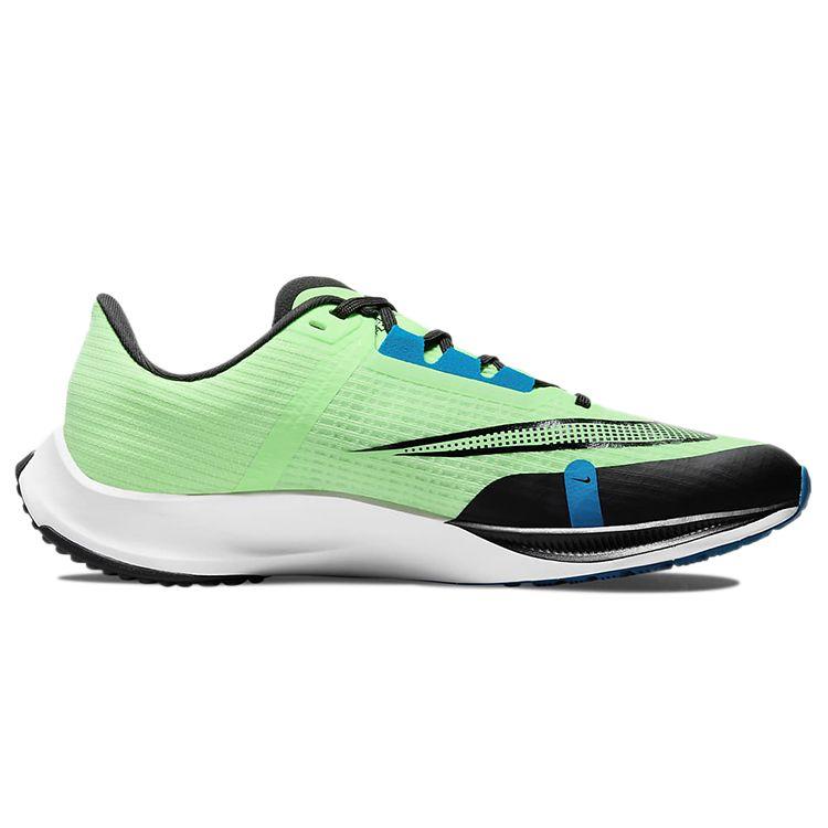 Nike Мужские кроссовки Air Zoom Rival Fly 3 Lime Blast Green Imperial-Blue White CT2405-300