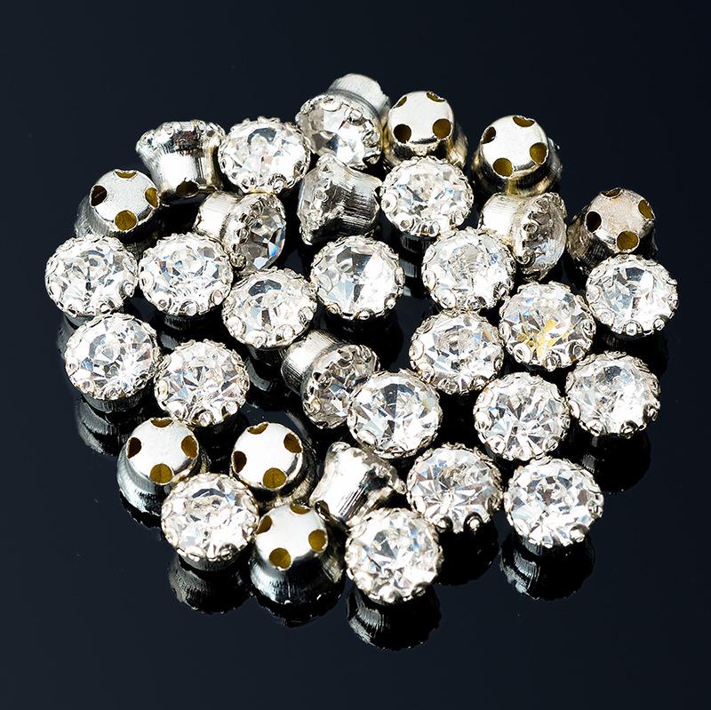 «Красочные хрустальные стеклянные коготь бриллиантовое кружево свадебное платье ювелирные аксессуары своими руками»