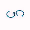 European & American Fashion Titanium Steel Lip & Nose Ring - C-shaped Fake Nose Stud Jewelry