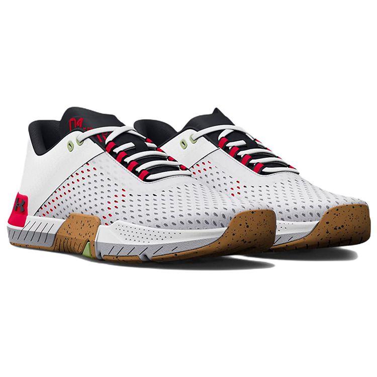Under Armour Кроссовки TriBase Reign 4 White Radio Red 3025052-107
