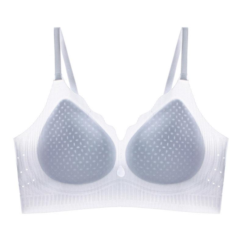 Traceless without steel ring, close the secondary breasts, women's big breasts show small gathering bra cover 11 gathering to prevent sagging