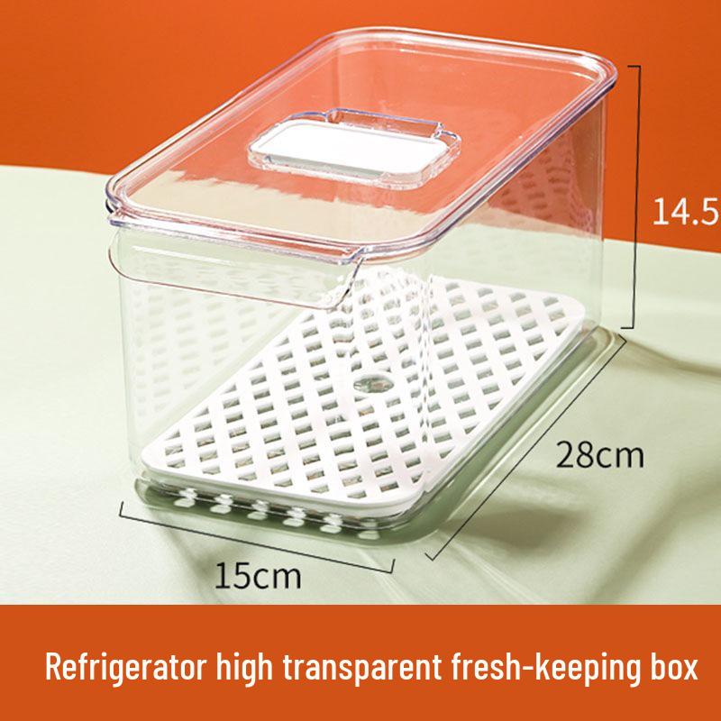 Transparent Kitchen Cabinet Organizer and Under-Sink Storage Box for Snacks and Sundries