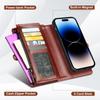 Многофункциональный кожаный кошелек-чехол через плечо для iPhone 14/15/16 Plus