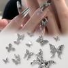 Nail Alloy Light Luxury Three-dimensional Butterfly Nail Accessories