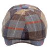 Plaid Beret Autumn Winter Warm Forward Hat Male Newsboy Hat Octagonal Hat Paintsman Hat