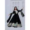Indian Chinon Silk Gown Dupatta Set Women Pakistani Party Wear Anarkali Suit VN-1792