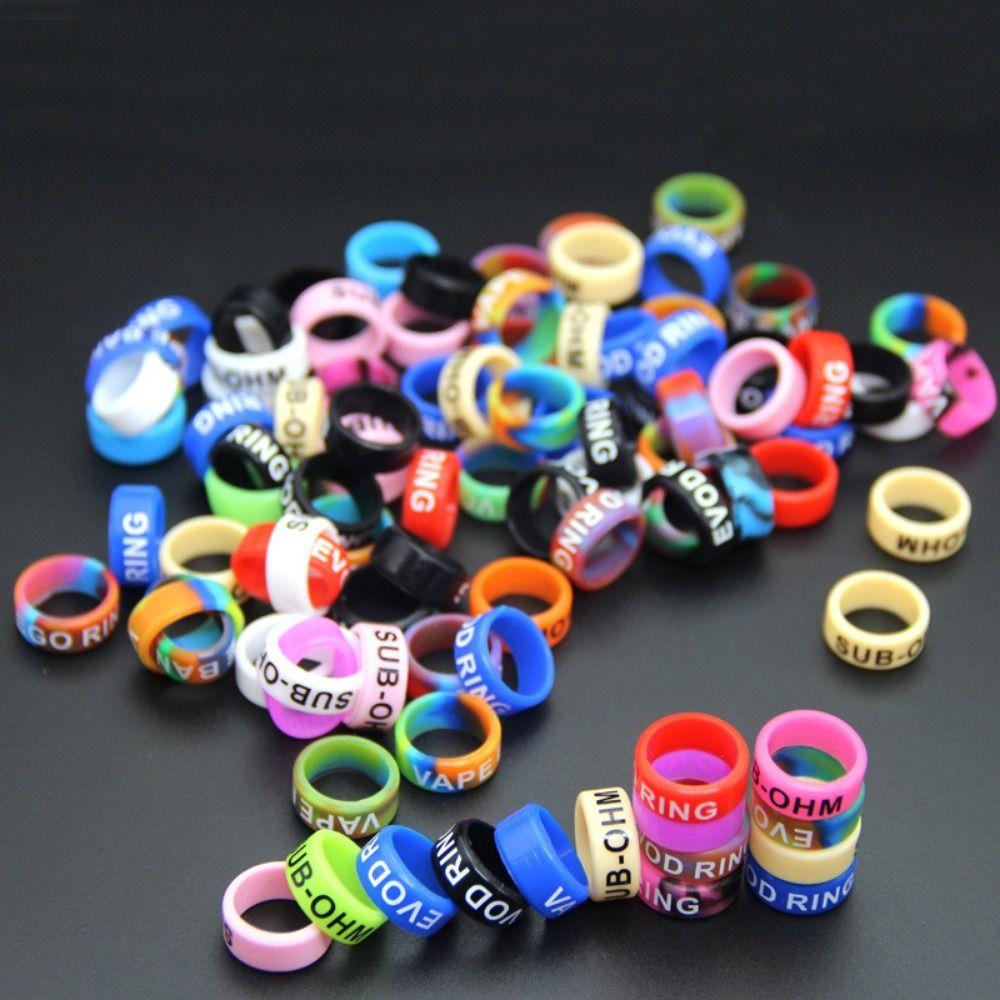 10pcs Fishing Rod Anti-skid Silicone Cover Fishing Rod Grip Protective Covers Elastic Handle Non-slip Ring Covers Fishing Tools