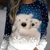 Women's T-shirt Dog 3d Print Sweatshirt T-shirt Women Fashion Crewneck Hoodie Kawaii Animal Sweats Women Tracksuit Girl Coats Sudaderas