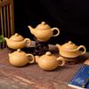 Чайник из фиолетовой глины, заварник, чайник из золотистой киноварной глины, набор для чая Кунг-фу, антикварный чайник, чайник из сегментированной глины, бытовой