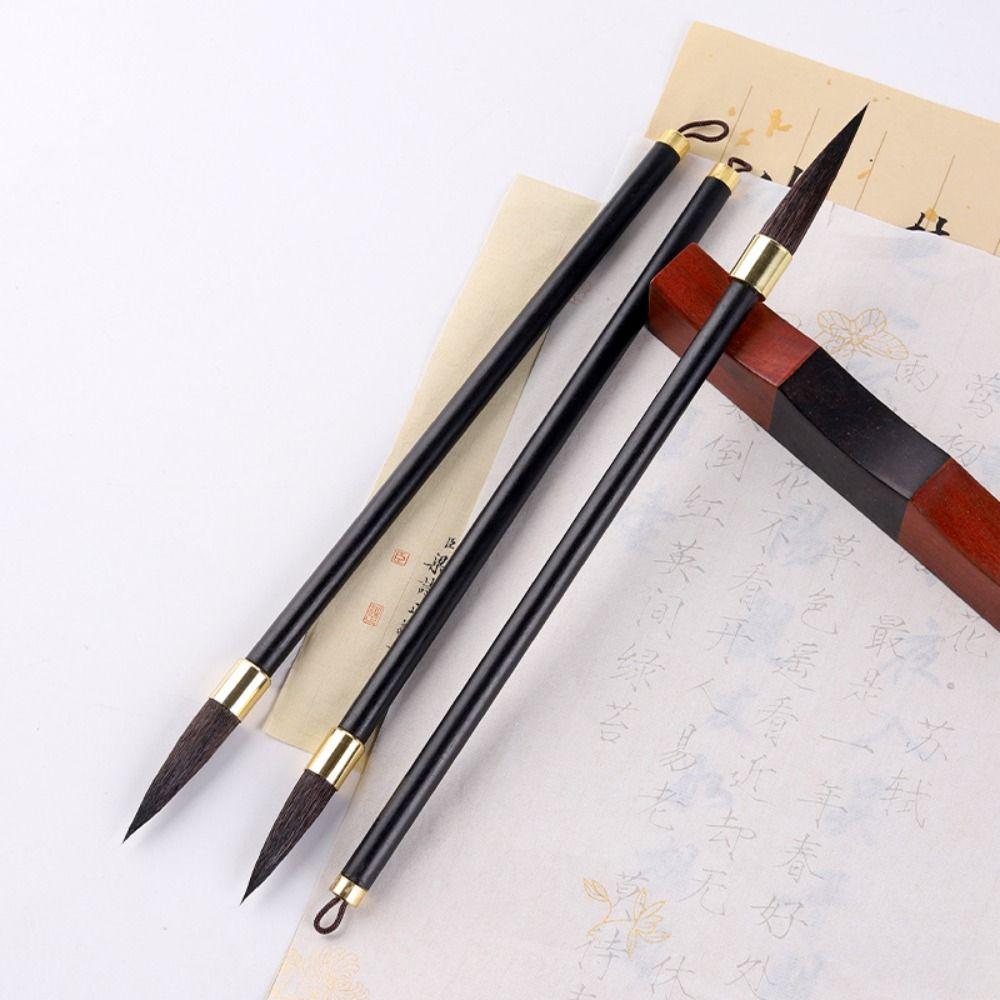 Кисть для китайской каллиграфии из волчьего волоса, масляная акварельная художественная кисть для рисования, Священное Писание, кисть для письма, класс