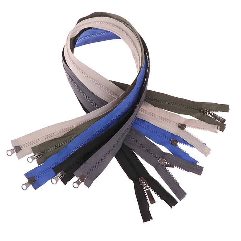 80Cm Resin Zipper 13Colors Double Sliders Open-End Zippers For Sewing Jacket Coat Zips Repair Kit Diy Bag Clothing Accessories